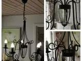 Flot lysekrone i vintage/romantisk stil
