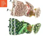 Porcelænsdukker med blomstrede kjoler (str. 30x12 cm) - 2