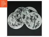 Bjørn Wiinblad platter fra Nymlle (str. Ø 15. cm. 4 styk) - 5