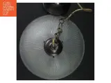 Loftlampe med glas og metal (str. 30 cm) - 4