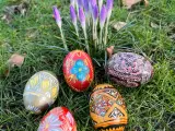 Pysanka træ påskeæg