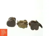 Træ udskårne dyrefigurer (str. 11 x 9 cm. og, 15 x 11 cm. og 21 x 9 cm) - 3