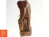 Træskulptur af elefanter (str. 31x27 cm) - 2