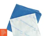Blå og hvid pudebetræk (str. 60 x 56 cm og 54 x 56 cm) - 2