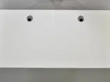 Hæve-/sænkebord fra duba b8 med hvid plade og grønt stel - 5