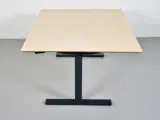 Scan office hæve-/sænkebord med birkefiner, 150 cm. - 4