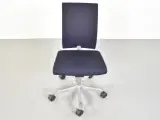 Häg h04 credo 4400 kontorstol med sort/blå polster og gråt stel - 5