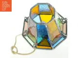 Farvet glas loftlampe (str. 27x20 cm) - 3