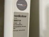 Nordicdoor kompakt massiv dør, 824x40x2045mm, højrehængt, hvid - 5