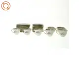 kaffe kopper med underkopper og tallerkener fra Kjøbenhavns Porcellain (str. Tallerken 18 cm underkop 13 cm kop 6 x 9 cm) - 2
