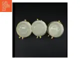 Porcelænssupperkopper med underkopper og guldkant fra KPM (str. Ø. 13 cm) - 2