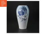 Blå og hvid vase fra Royal Copenhagen (str. 19 cm. 10 0,5 cm i diameter) - 2