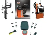 DÆK PAKKE TILBUD fra Launch - Afbalancerings Maskine KWB-521 + komplet dækmaskine  TWC-521 + ASSISTENT ARM og Launch TPMS CRT-511 & Ventiler