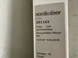 Nordicdoor kompakt massiv dør, 924x40x2045mm, venstrehængt, hvid - 4