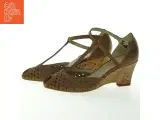 Flettet damepumps i brunt fra B&CO (str. 37 ) - 3
