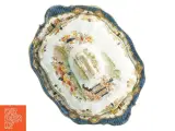 Smuk antik porcelænssuppe terrin med låg (str. 30 x 22 cm) - 4