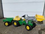 John Deere Pedaltraktor med vogn