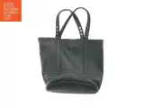 Sort taske med nitter (str. 32 x 24 x 11 cm) - 2