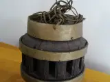 lampe lavet af et hjulnav