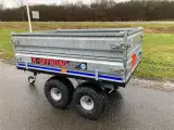 K-vogne K-OFFROAD 1,2 tons Boggievogn med 3-vejs tip og høje sider. - 3