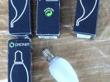 Lindner satineret kerteglødepære 25W, 40W