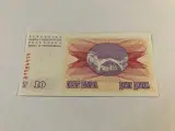 10 Dinara Bosnia and Herzegovina 1992 - 2