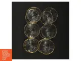 Vintageglas med guldkant (str. 8 x 5 cm) - 4