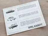 Opel Kadett brochure - 2