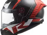 LS2 THUNDER C RACING1 RED WHITE -  før 4.199 - 4