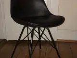 4 spisebordsstole, sort