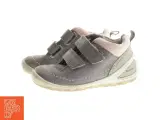 Grå og pink børnesko med velcro fra Ecco (str. 23) - 4