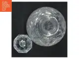 Krystal karaffel med prop (str. Ø 9 cm. længde, 17 cm) - 4