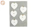 Citat hjerter (5 stk) (str. 16 x 15 cm) - 2