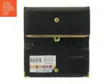Sort clutch taske med gulddetaljer (str. 18x10 cm) - 2