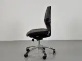 Rh extend kontorstol med gråbrun polster med grå bælte - 4