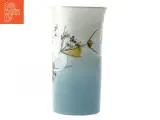 1 sortering Fajance Vase med blomstermotiv fra Royal Copenhagen (str. 18 cm) - 2