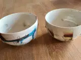 2 skåle - keramik fra Louise Lange
