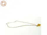 Halskæde med ravklump (str. 43 x 3 cm) - 3