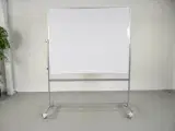 Vanerum dobbeltsidet whiteboard svingtavle på hjul - 3
