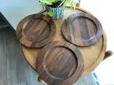 Dækketallerken i Black Walnut - John Mcleod design