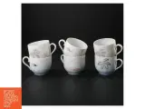 Porcelæn tekopper og underkopper fra B&G (str. Tallerken 13 cm i diameter, krus 7 cm i diameter) - 2