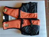 4 redningsveste, + lille hund, flydetov & trappe - 4