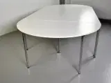 Dencon konferencebord med hvid laminat og krom stel - 2