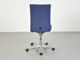 Häg h04 credo 4650 kontorstol med blåt polster og høj ryg - 3