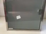 Stål/glas skab