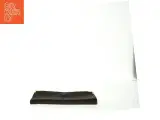 Brun Vintage læder Clutch med guld detaljer (str. 27 x 13 cm) - 2