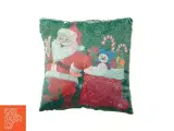 Julepude med vendbar palietdesign (str. 38 x 38 cm) - 2