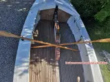 Sejljolle m. nysynet trailer 4 hk 4taktmotor. - 5