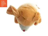 Orange tøjdyr hund (str. 18 cm) - 2