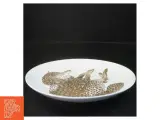 Porcelænssamlerfad med ulvedekoration fra Gustavsberg (str. Ø 25 cm) - 3